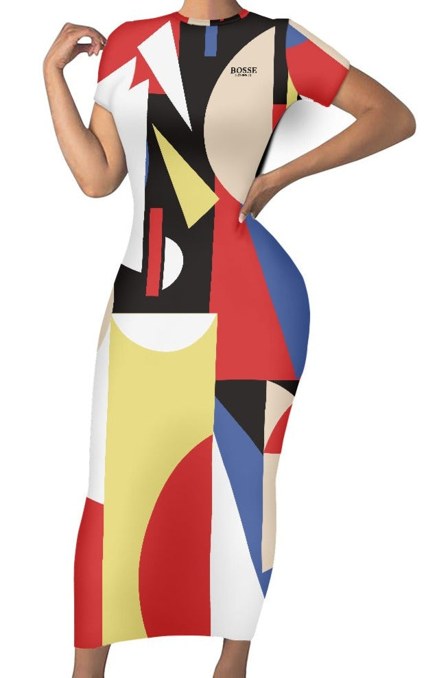 Ferrah Short Sleeve Bodycon Dress