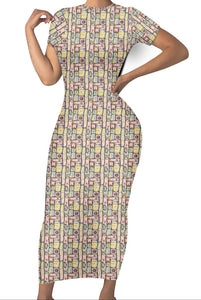 Gia Short Sleeve Bodycon Dress