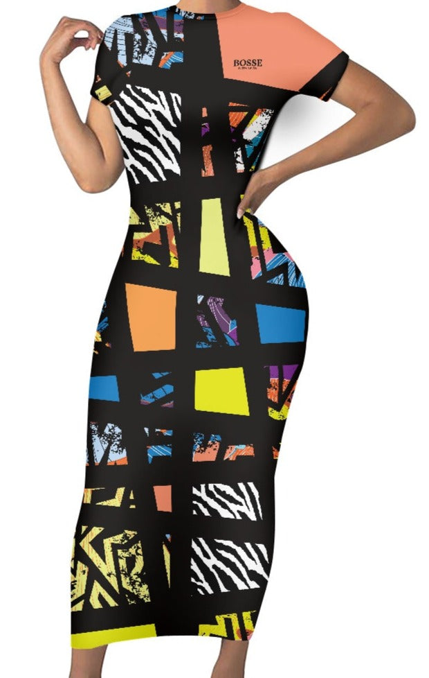 Lola Short Sleeve Bodycon Dress