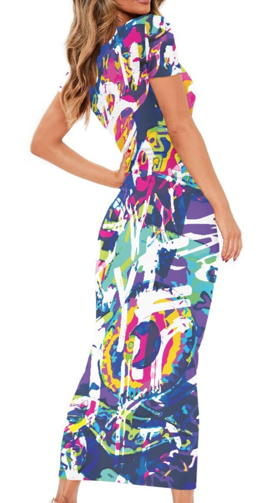 Jaxxon Short Sleeve Bodycon Dress