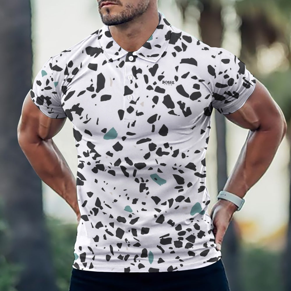 Bosse Speckled Polo Shirt