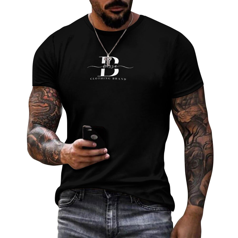 Bosse Signature Black Men's Cotton T-shirt