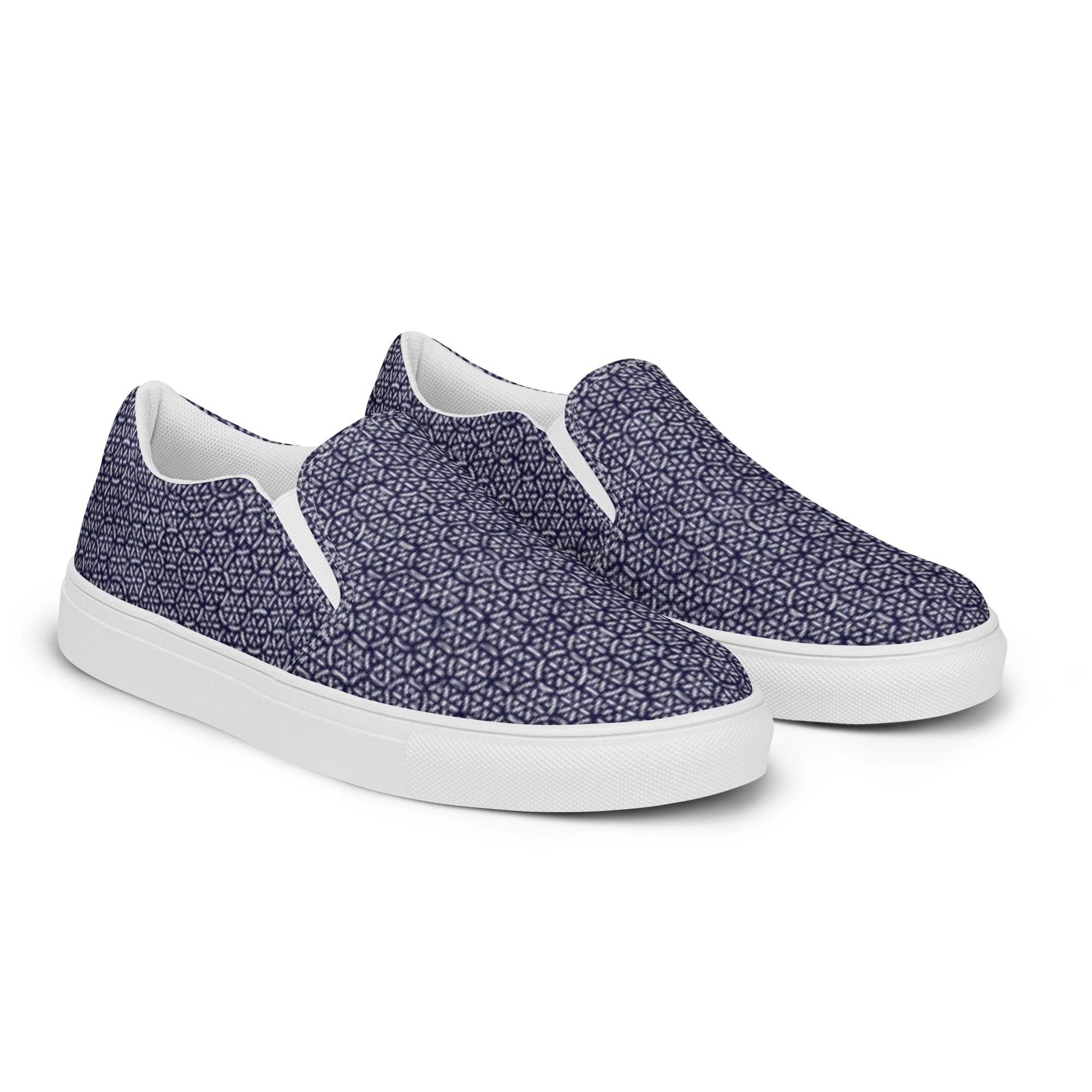Bosse Blue Luxe Women’s Slip-on Canvas Shoes