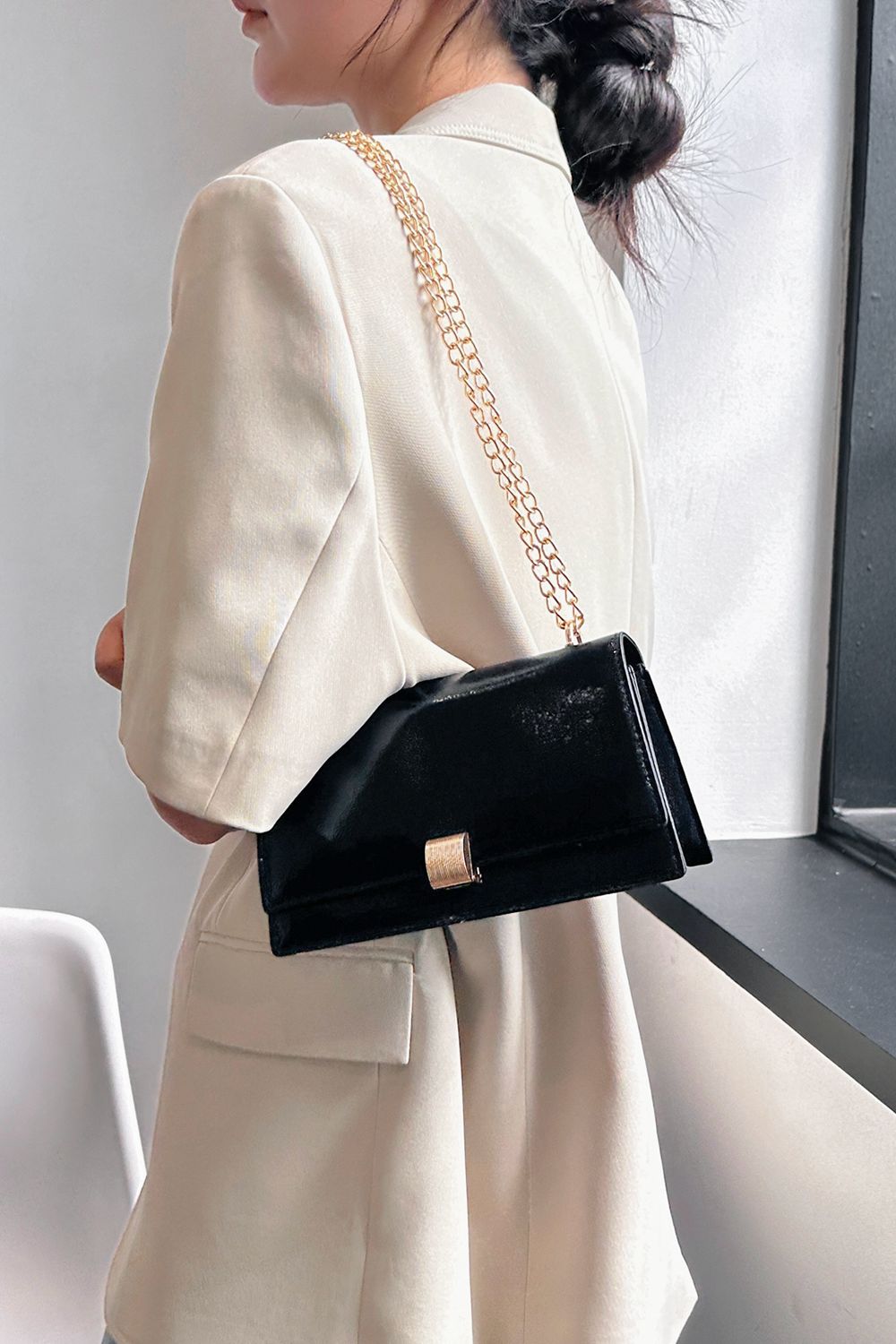 Sasha PU Leather Crossbody Bag