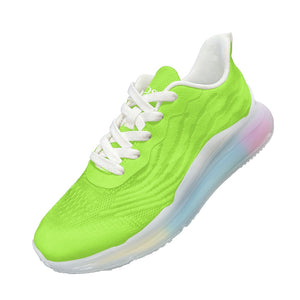 Bosse Lime Rainbow Atmospheric Cushion Running Shoes