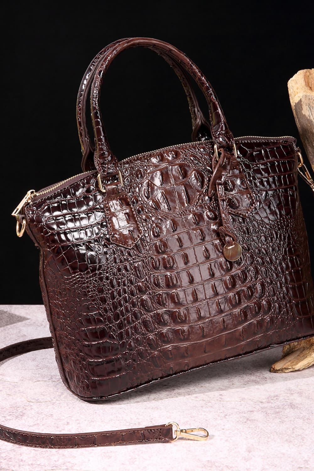Croc PU Leather Handbag