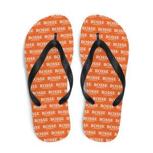 Bosse Orange Signature Flip-Flops
